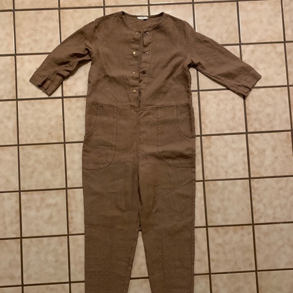 SOLD // Linenfox Martin jumpsuit- heavy weight linen - Picture 7 of 9